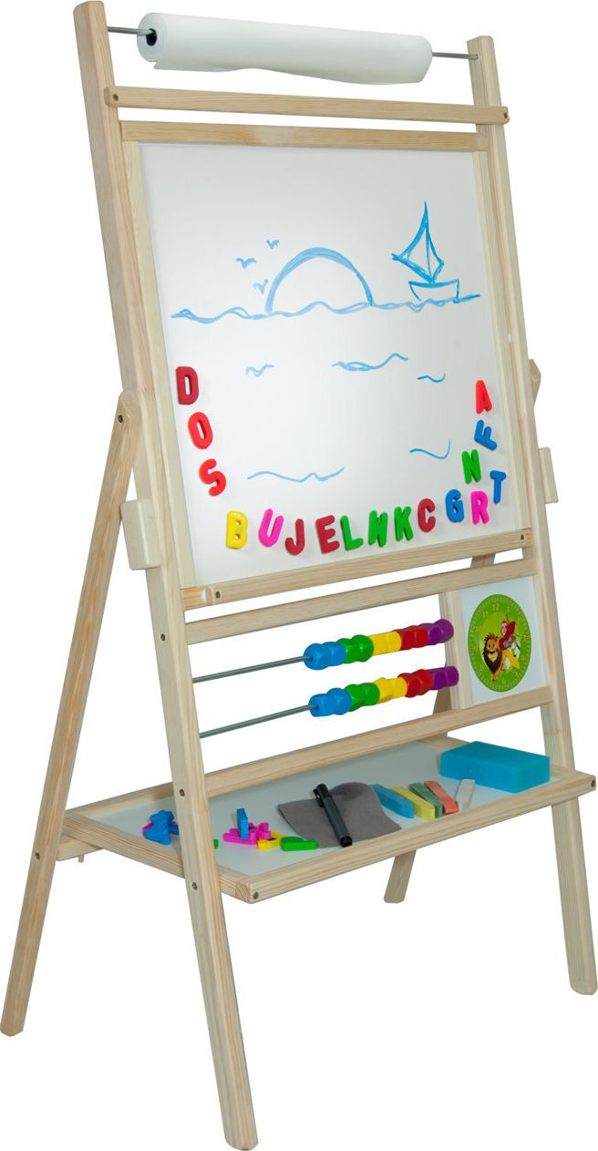 3toysm Dvipusė magnetinė piešimo lenta su popieriaus ritiniu 3toysm, TPN, dėž.