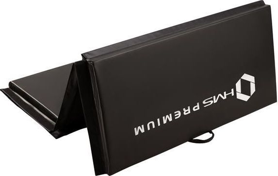 HMS Materac gimnastyczny 4-częściowy MGS01 240 cm x 120 cm x 5 cm czarny