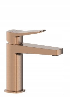 4522-815-34 / KFA / MALAGA / BATERIA UMYWALKOWA STOJĄCA, ZE SPUSTEM CLICK CLACK, PVD BRUSHED ROSE GOLD /