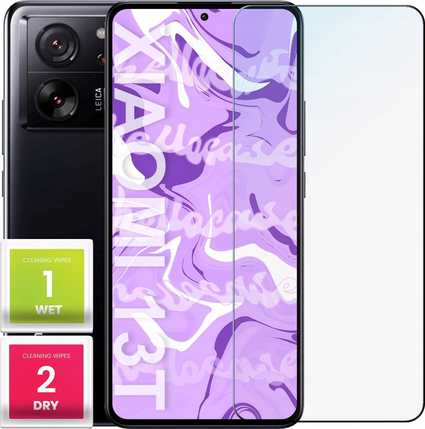 Hello Case Szkło Hartowane do Xiaomi 13t / 13t Pro (szybka 9H, płaskie 2.5D, ochronne)