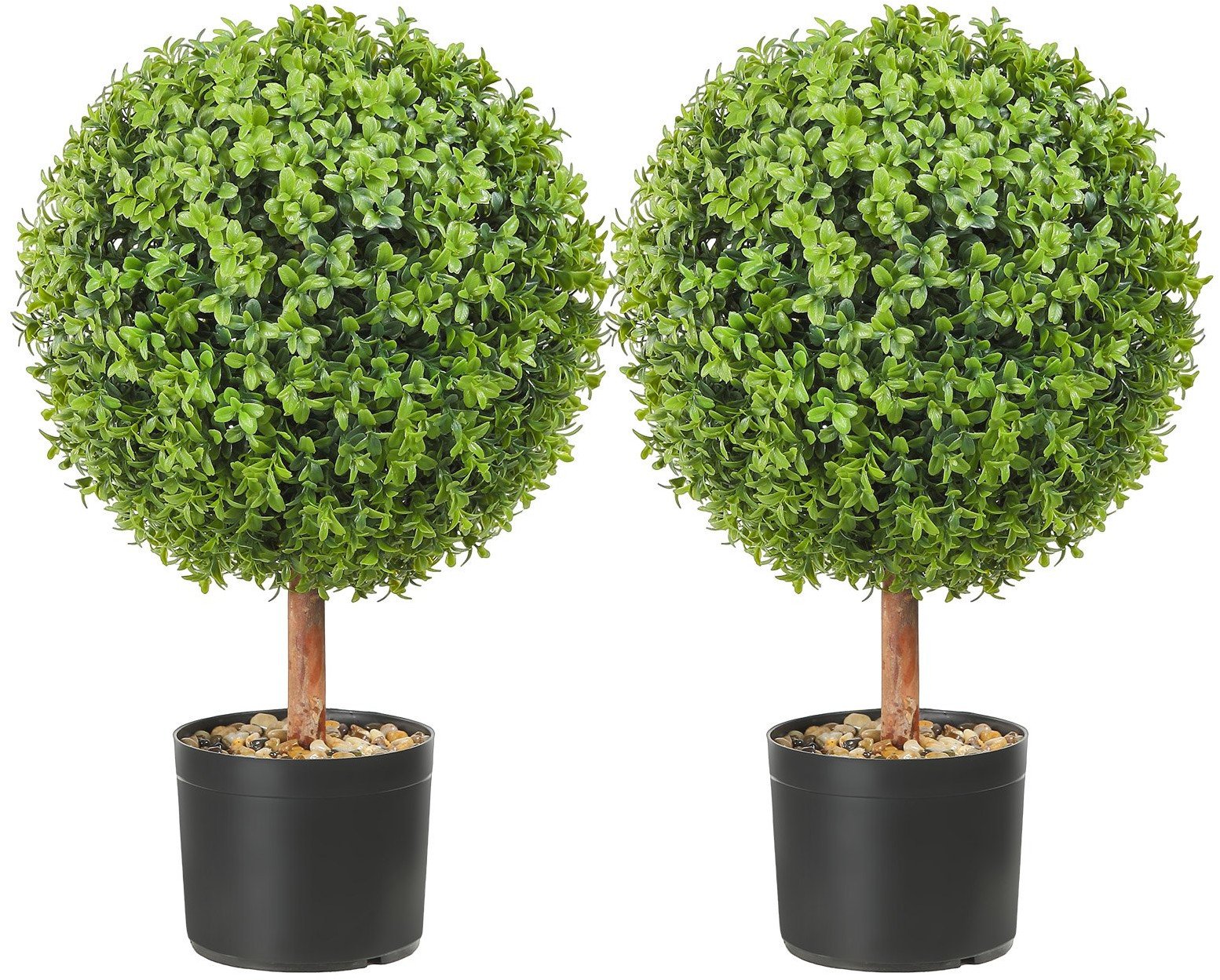 Sztuczna roślina sztuczny bukszpan topiary 2 szt