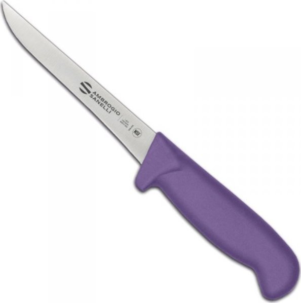 Ambrogio Sanelli Nóż do trybowania SUPRA COLORE HACCP 140/280 mm - fioletowy