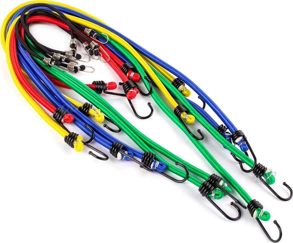 AMiO Linki elastyczne gumy do mocowania bagażu zestaw komplet 12 szt. amio-02836