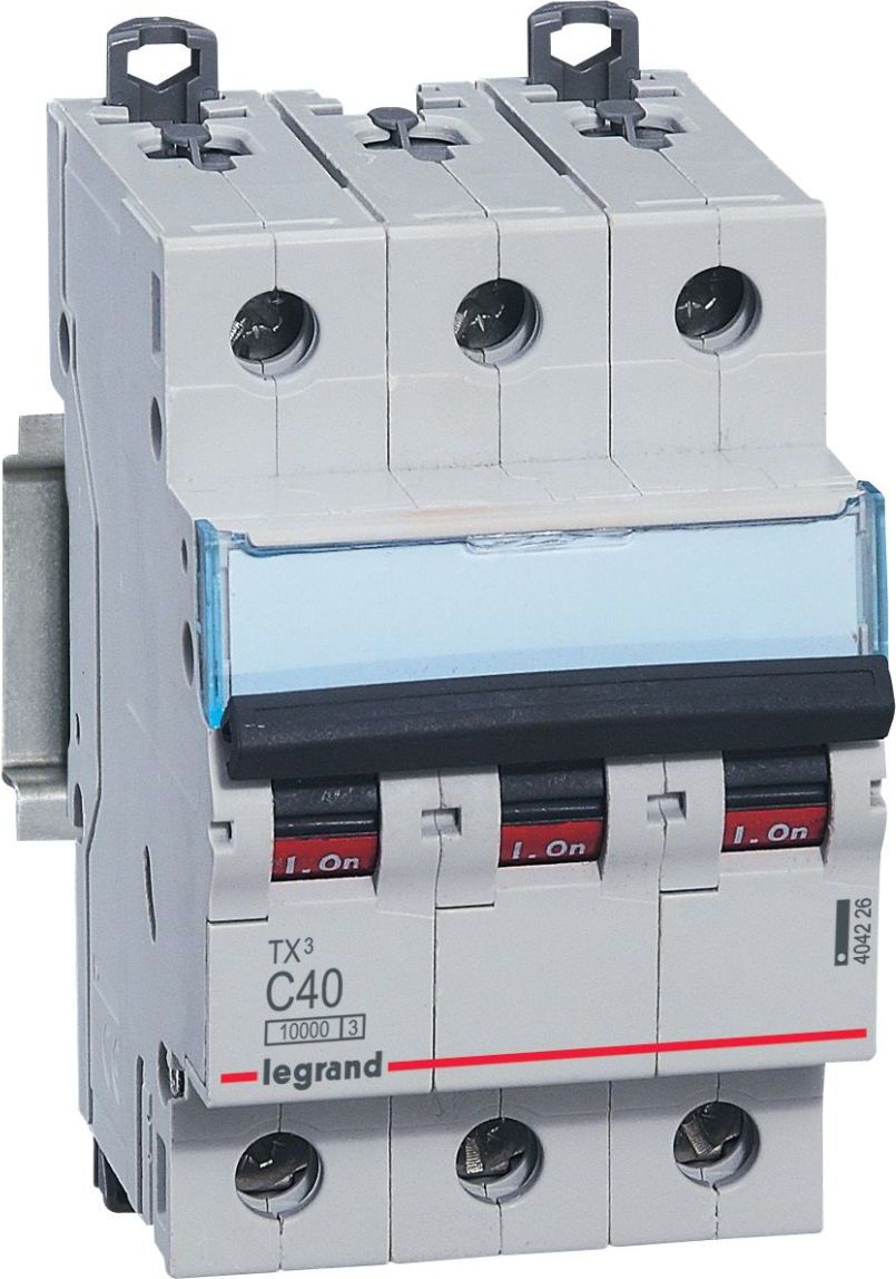 Legrand Wyłącznik nadprądowy 3P C 40A 10kA AC S313 TX3 (404226)