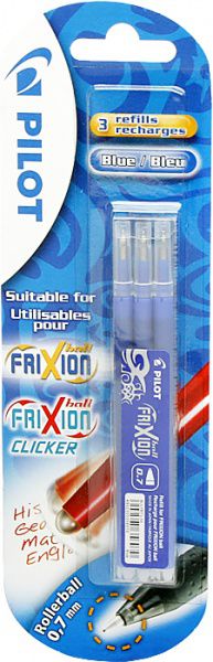 Pilot WKLAD DO WYMAZYWALNEGO PIORA FRIXION 3 SZT BLISTER (BLS FR7 LX)