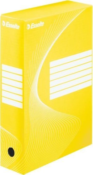 Esselte PUDŁO ARCHIWIZACYJNE 80mm 80x345x245mm ESSELTE ŻÓŁTE 1szt.