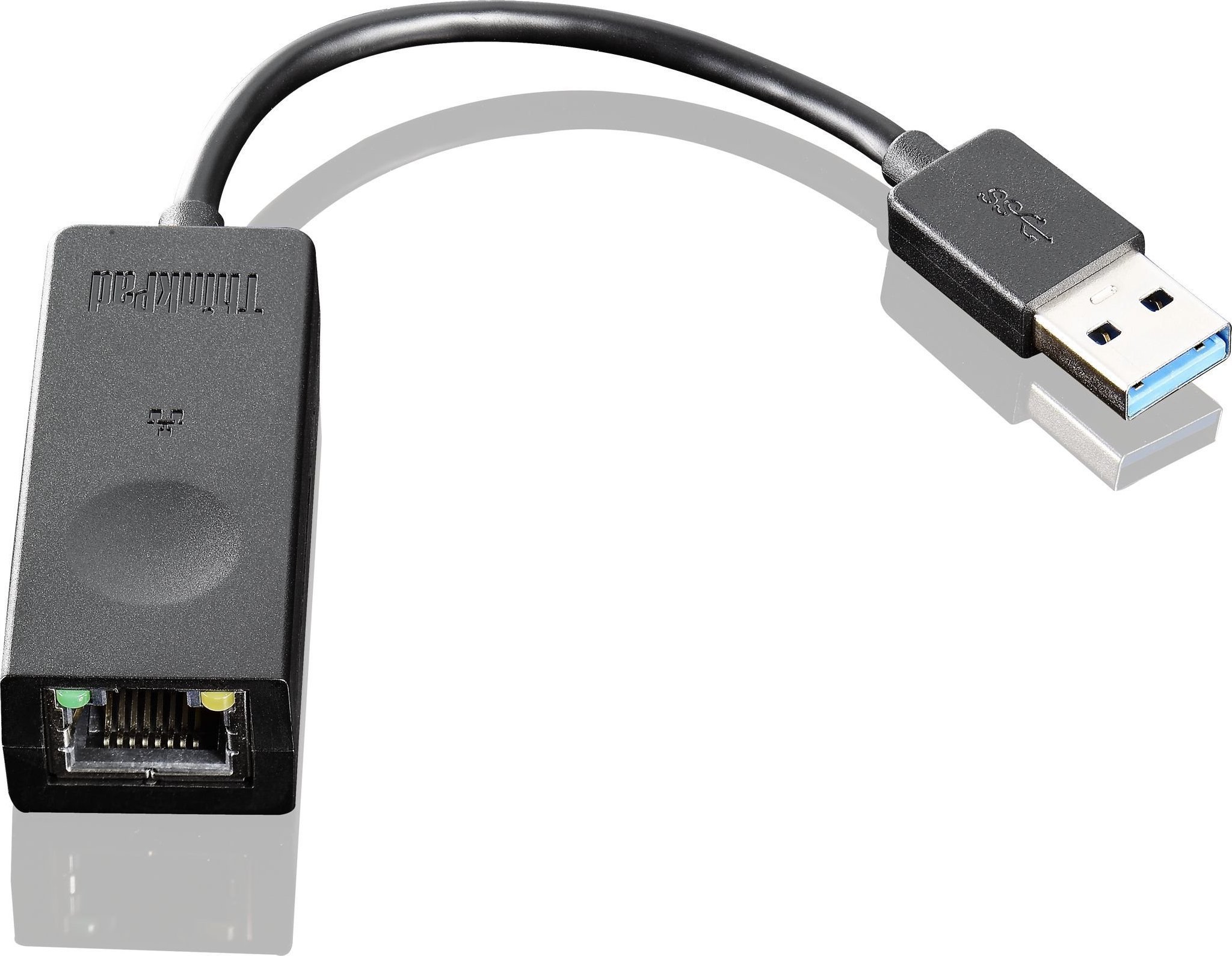 Adapter USB Lenovo Lenovo 03X6840 zmieniacz płci / kabli RJ-45 USB 2.0 Type-A Czarny