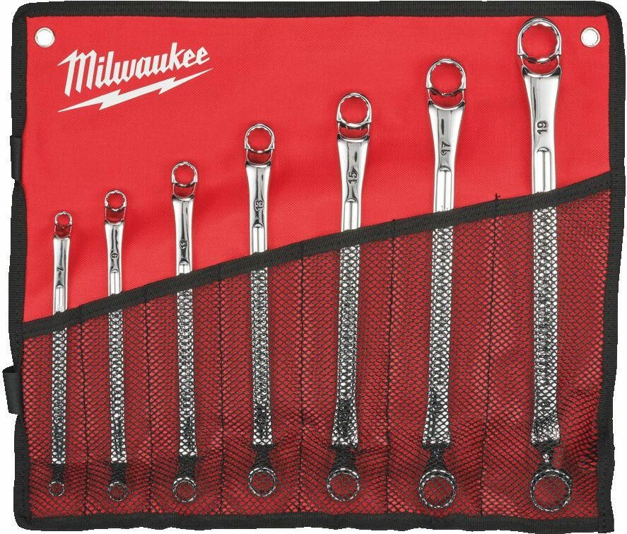 Milwaukee MILWAUKEE MILWAUKEE KLUCZ PODWÓJNIE ODGIĘTY 75° ZESTAW - 7 szt.