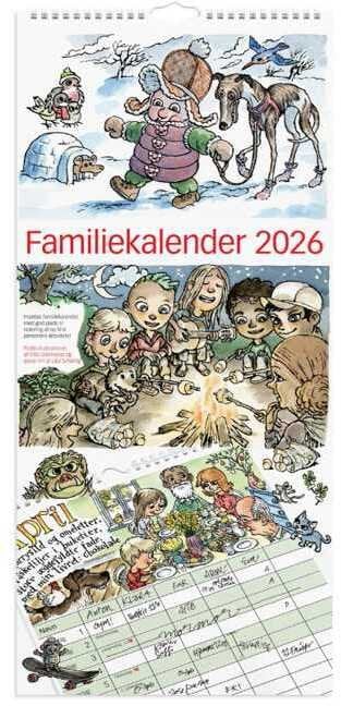 Familiekalender Otto Dickmeiss & Lilja Scherfig 2026