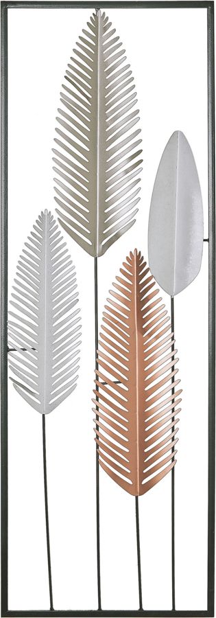 Beliani Dekoracja ścienna srebrno-złota NIOBIUM