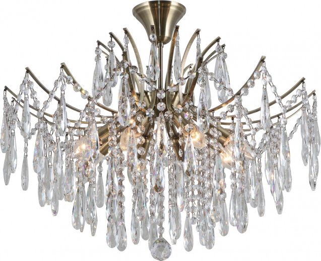 Lampa sufitowa Italux Glamour lampa sufitowa brązowa Italux Mallola PND-56808-8