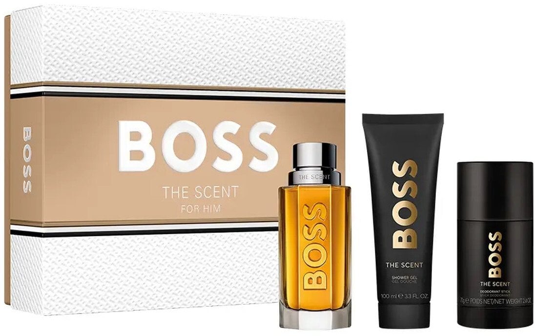 Hugo Boss The Scent woda toaletowa 100ml + żel pod prysznic 100ml + dezodorant w sztyfcie 75ml