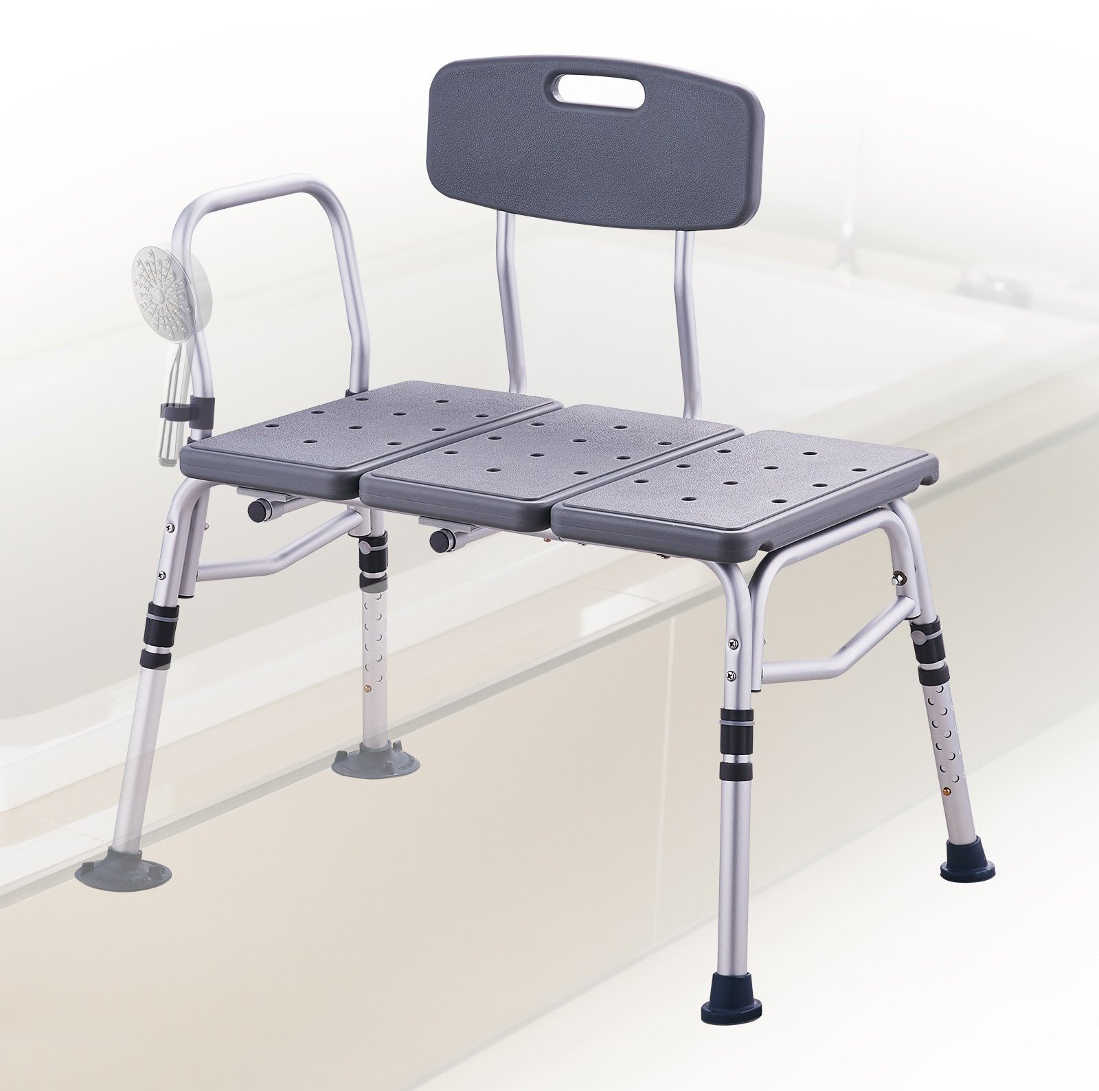 Ławka Wannowa z Odwracalnym Oparciem do 180 kg