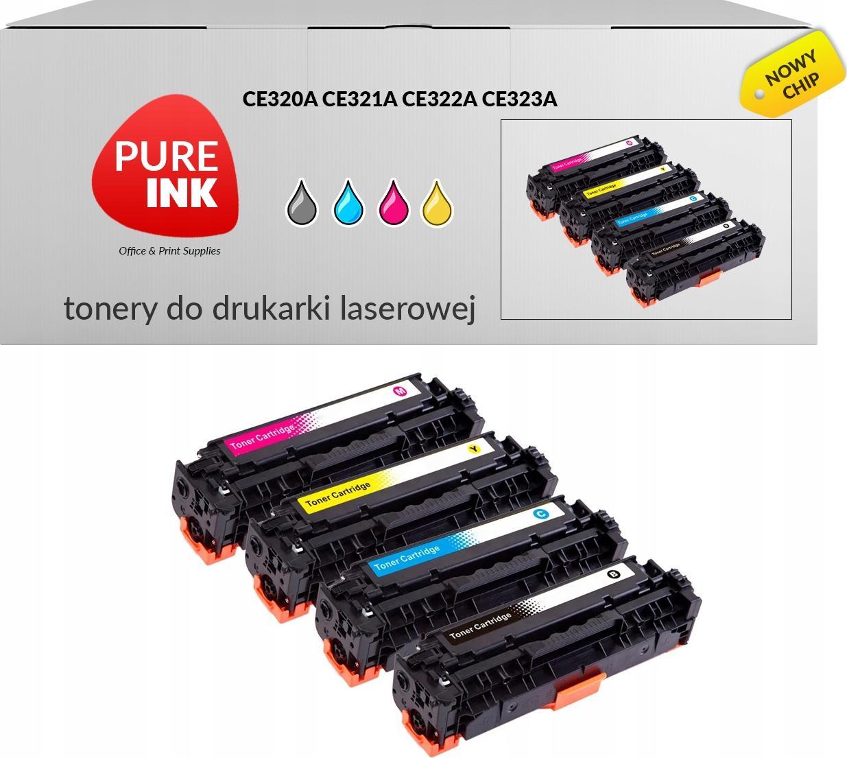 Toner Pureink Zestaw CMYK Zamiennik HP128A