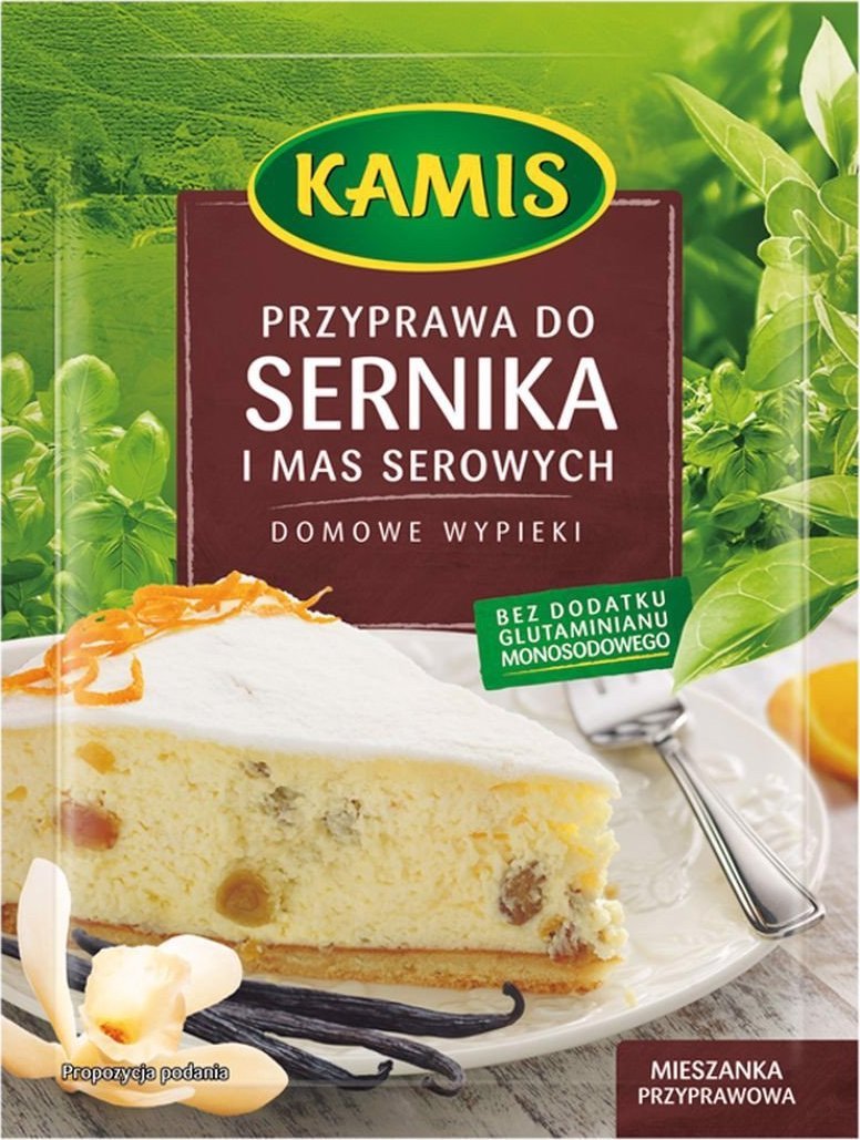 Kamis Kamis Domowe wypieki Przyprawa do sernika i mas serowych Mieszanka przyprawowa 20 g