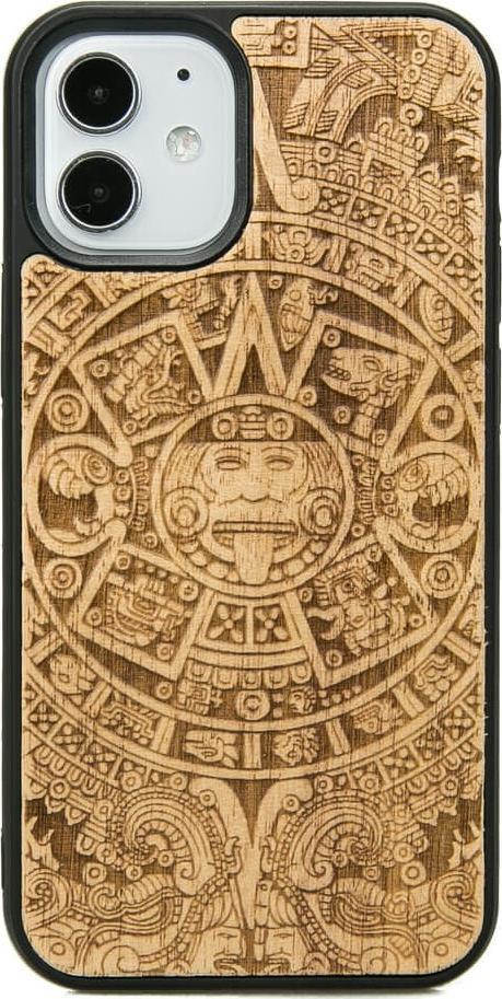 BeWood Drewniane Etui iPhone 12 Mini Kalendarz Aztecki ANIEGRE