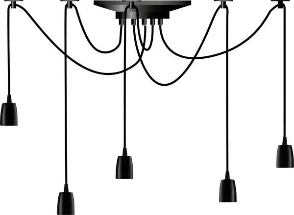 Lampa wisząca Segula Phoenix 5x25W (50588)