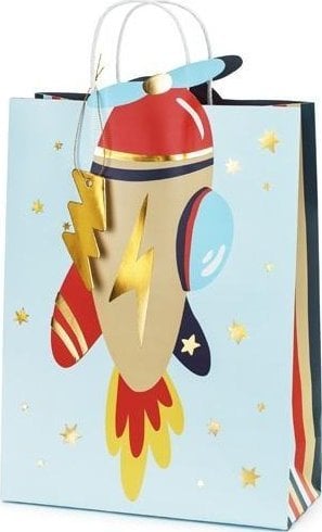 Torebka prezentowa Samolot 10x24x35.5cm