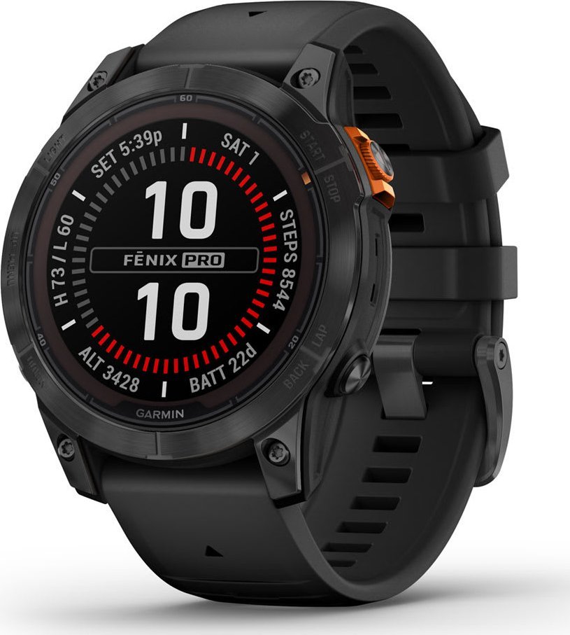 Zegarek sportowy Garmin Fenix 7 Pro Solar Czarny (010-02777-01)