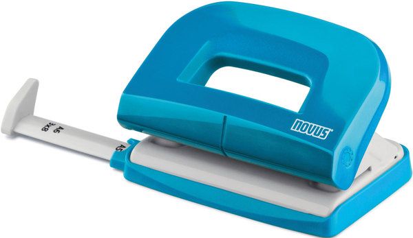 Dziurkacz Novus 10 kartek Turkusowy (025-0601 NO)