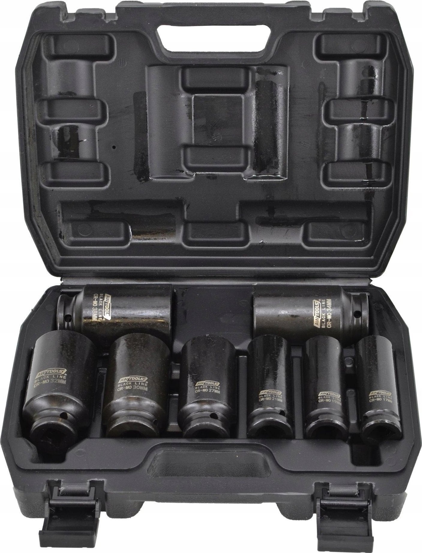 AWTools AWTOOLS ZESTAW NASADEK UDAROWYCH DŁUGICH 1/2" 8ele. AW38790BL