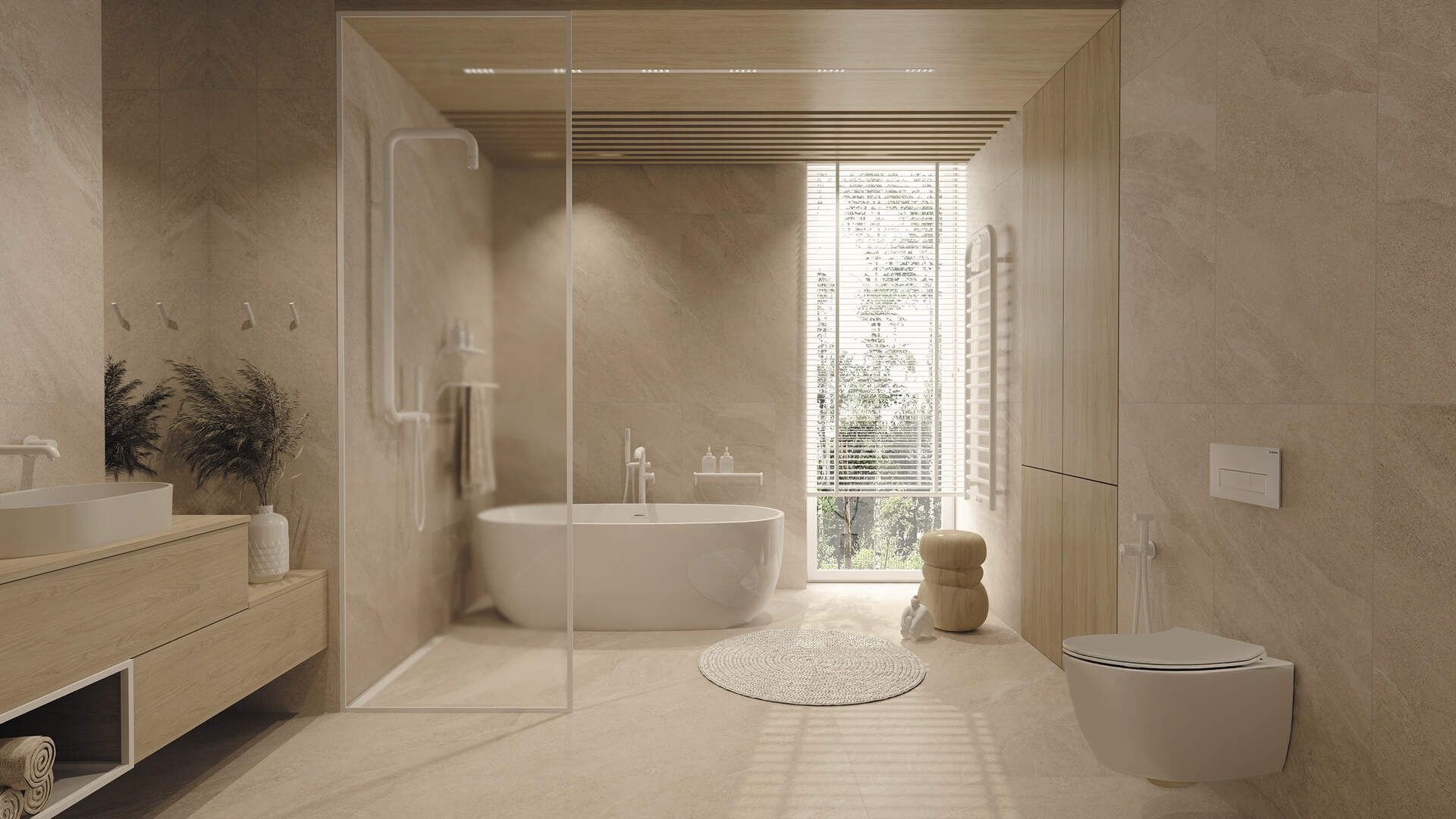 Deante Grzejnik łazienkowy - wysokość 157 cm