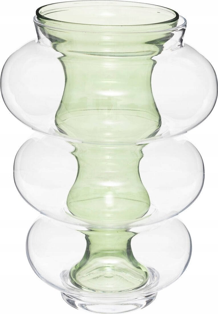 Atmosphera Wazon szklany podwójny MATALI, 36 cm