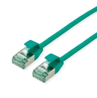 ROLINE RM U/FTP DataCenter Patch Cord Cat.6A (Class EA), wąski, zielony, 2 m
