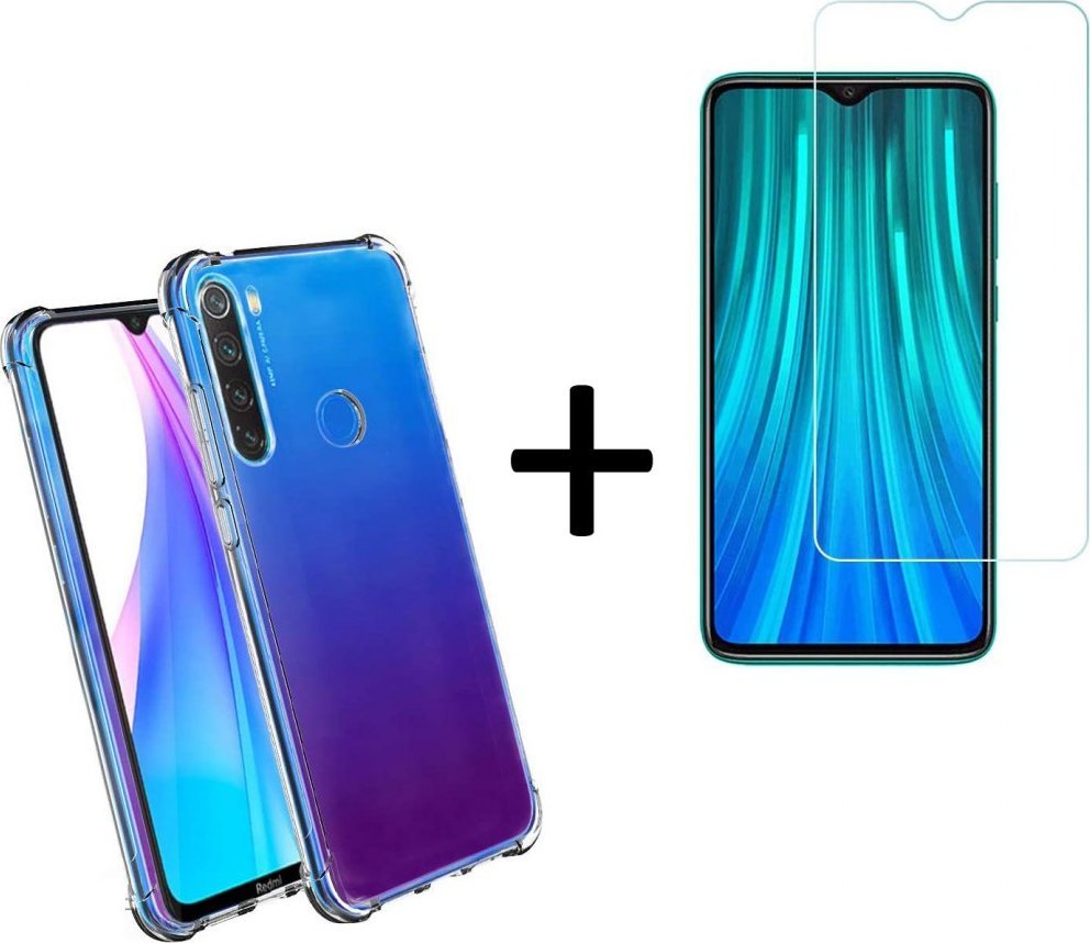 Braders Etui Anti Shock do Xiaomi Redmi Note 8T + szkło