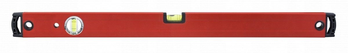 EXPERT POZIOMNICA MALOWANA 120CM, 90°, 0°, SPADEK 2,3%, SHOCK PROTEKT []