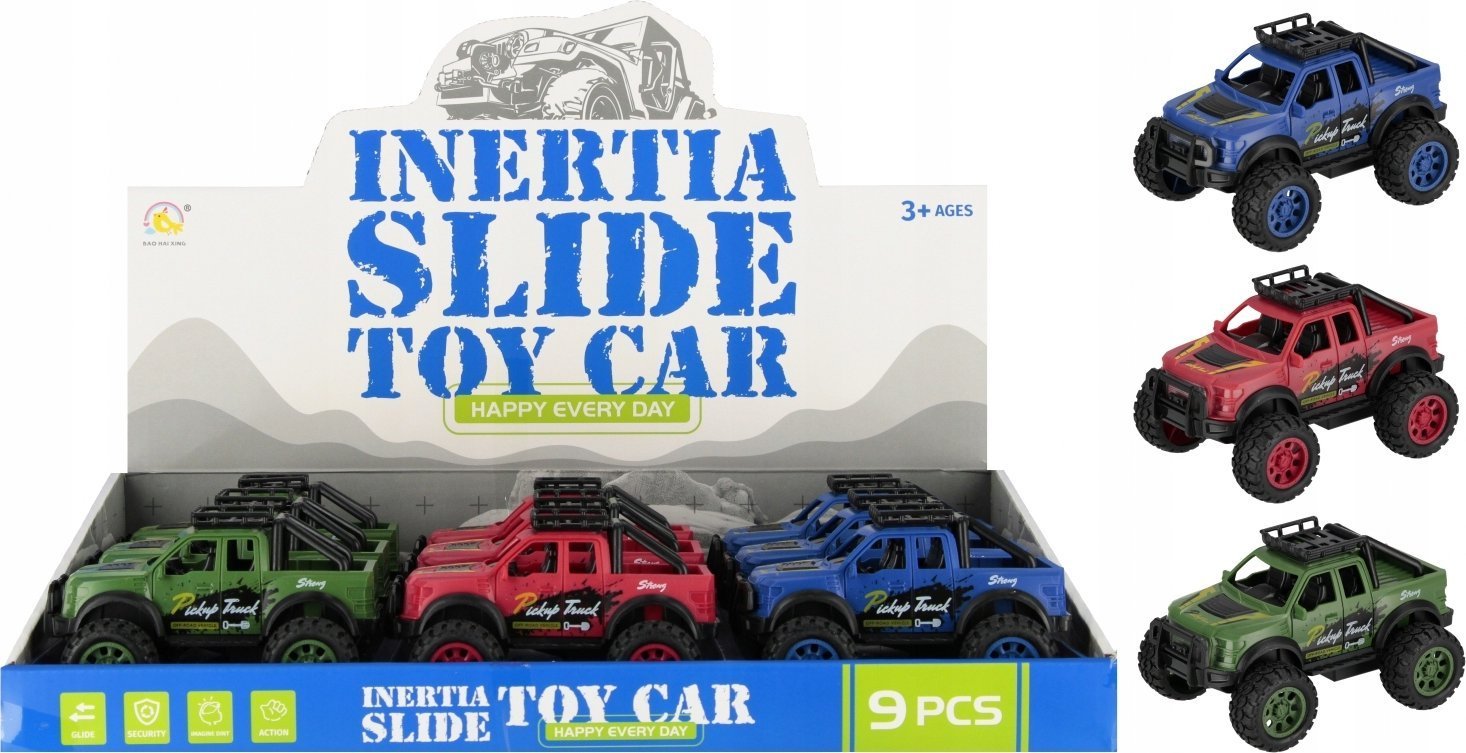 Mega Creative AUTO TEREN P/B 14CM MIX3 MC DISP 9/108/216