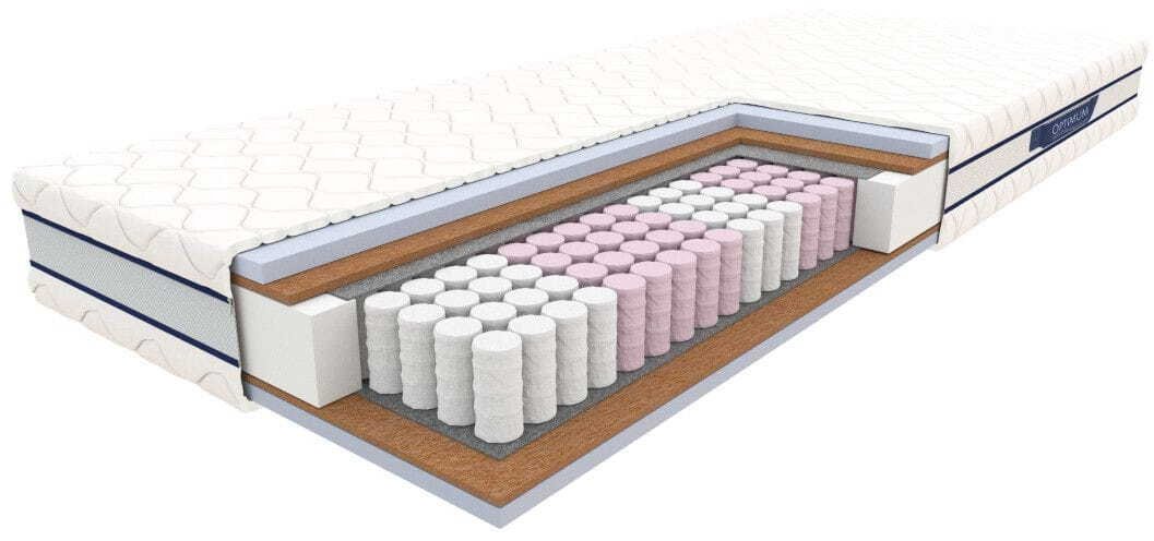 Materac kieszeniowy OBSYDIAN 160x200 z warstwą kokosową