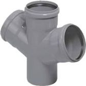 Magnaplast Czwórnik 67° kanalizacji wewnętrznej HTED 110mm (11440)