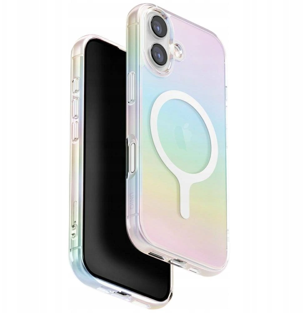 UNIQ Iridescia case for iPhone 17 Magclick Charging holo quartz