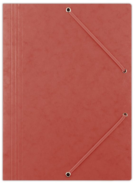 Donau TECZKA Z GUMKĄ PRESZPANOWA A4 3-SKRZYDŁOWA 390GSM CZERWONA (8643080-04PL)