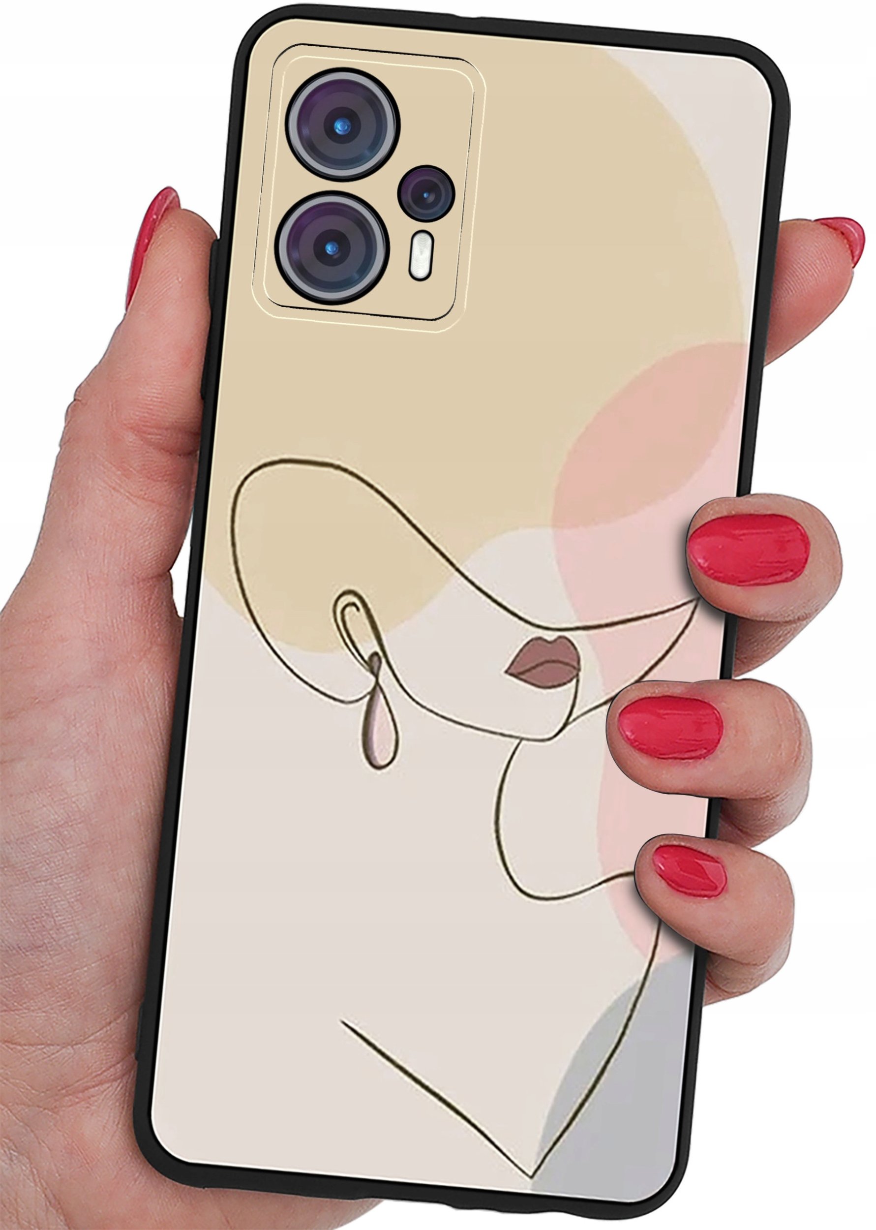 Etui do Motorola Moto G13 | G23 CASE WZORY MATOWE PLECKI MATT + SZKŁO 9H