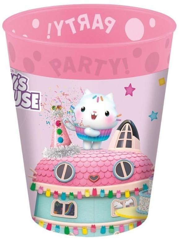 Party Deco Gabbys dom dla lalek plastikowy kubek