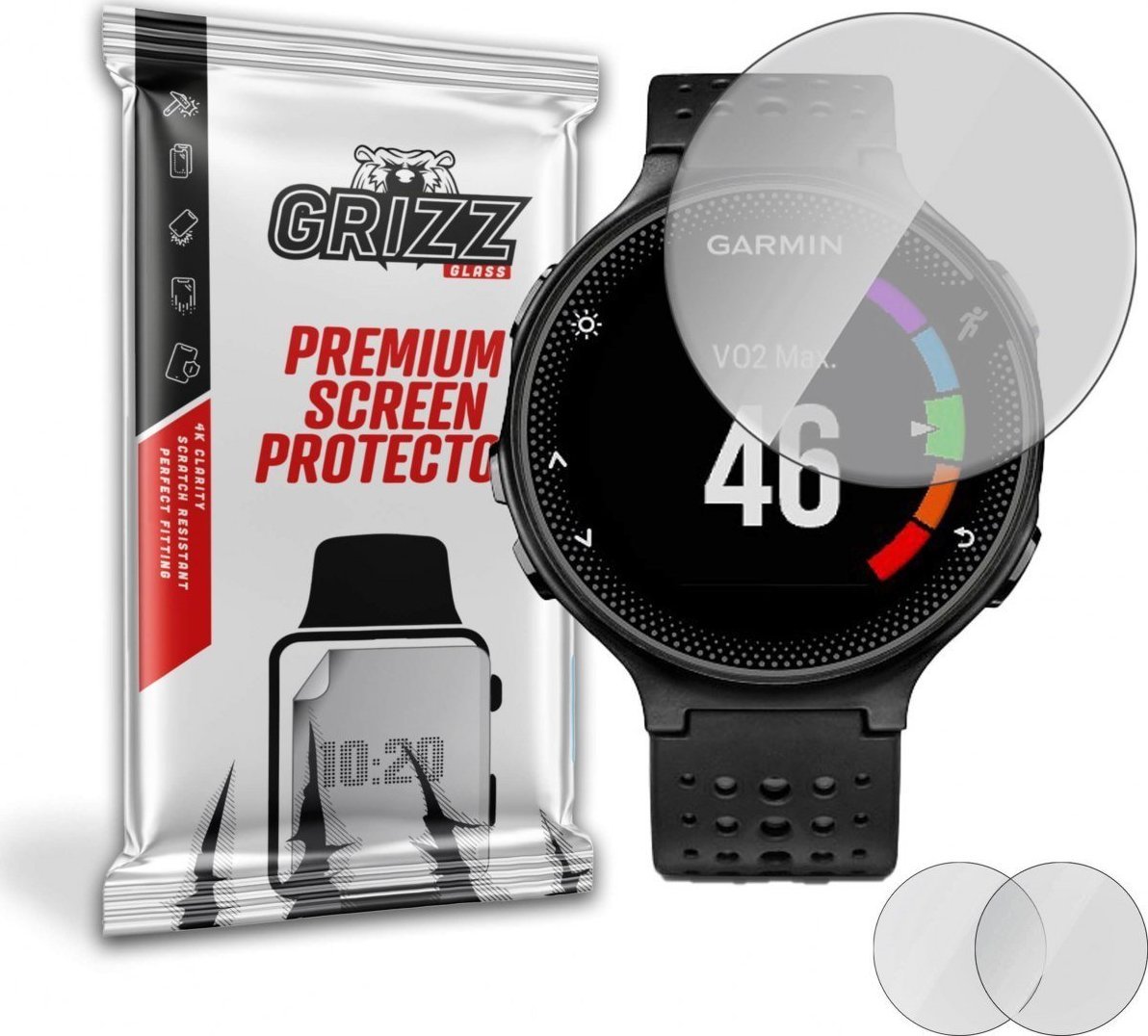 GrizzGlass Folia matowa Grizz Garmin Forerunner 235