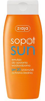 Ziaja Sopot Sun Emulsja do opalania SPF 20 150ml