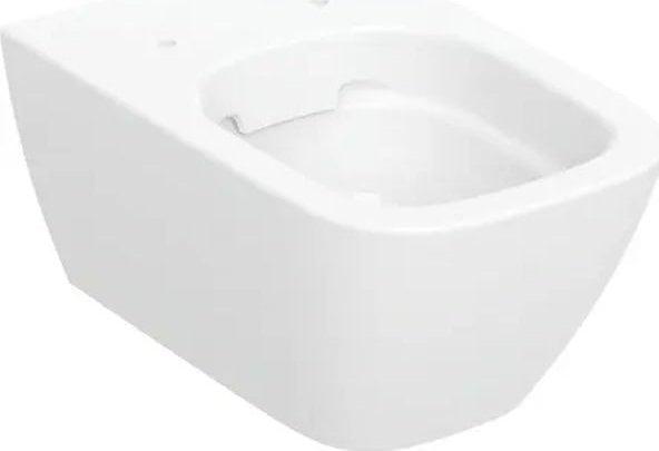 Miska WC Geberit Geberit Smyle Square Wisząca miska WC, lejowa, B35cm, H33cm, T54cm, ukryte mocowania, Rimfree [6]