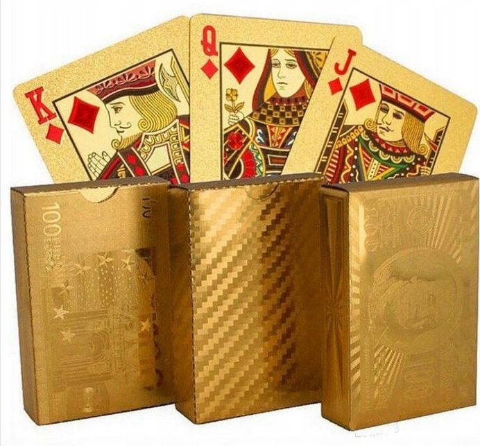 Pan i Pani Gadżet Karty talia srebrne czarne