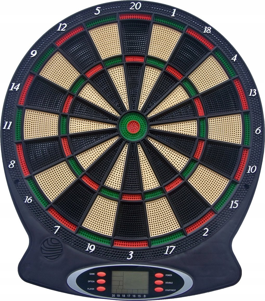 Enero DART ELEKTRONICZNY Z WYŚWIETLACZEM KLASYCZNY TARCZA 43 CM GRA RODZINNA 1051611