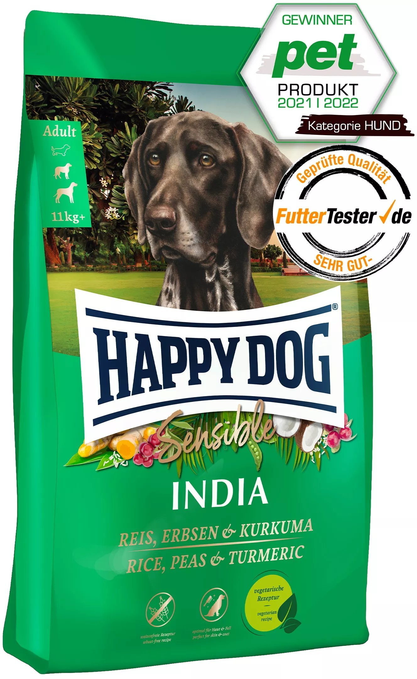 Happy Dog Supreme India, 2,8 kg, karma wegetariańska