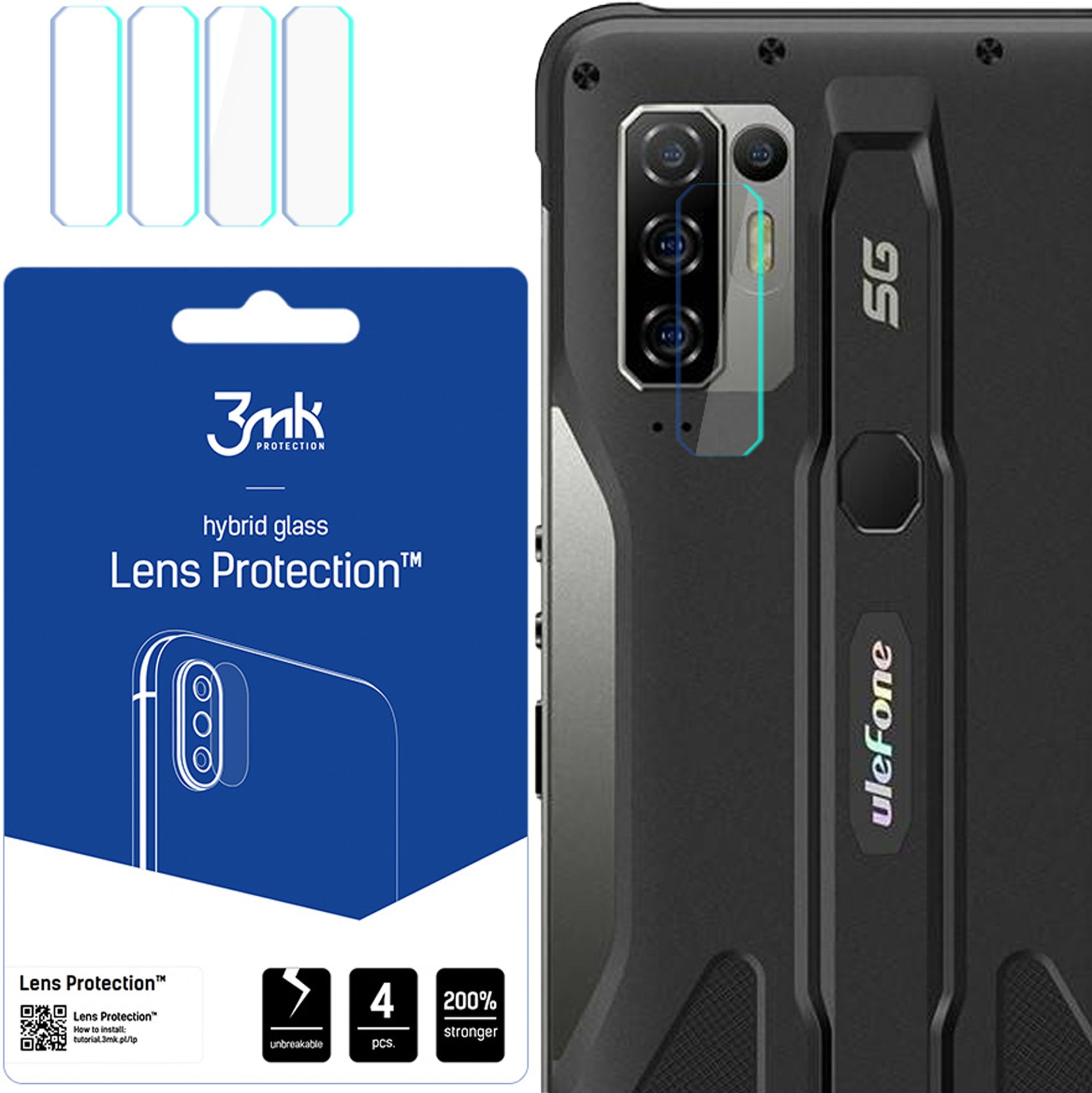 ULEFONE ARMOR 10 5G - 3MK LENS PROTECTION