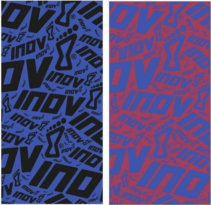 Triton Wielofunkcyjne Chusty inov-8 Wrag. Niebiesko-czarna i różowo-niebieska. Uniwersalny