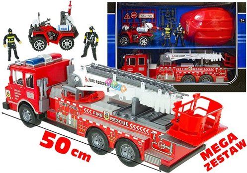 Lean Sport Duży Zestaw Straz Pożarna Kask Quad Strażacki - 1818911088098