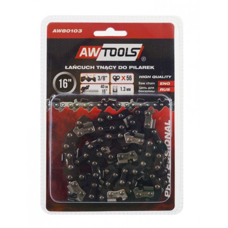 AWTools Łańcuch tnący do pilarki 40cm 3/8" 1,3mm 56-ogniw (AW80103)