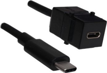 Bachmann BACHMANN Złącze Keystone USB 3.1 typu C żeńskie/żeńskie, 0,5 m