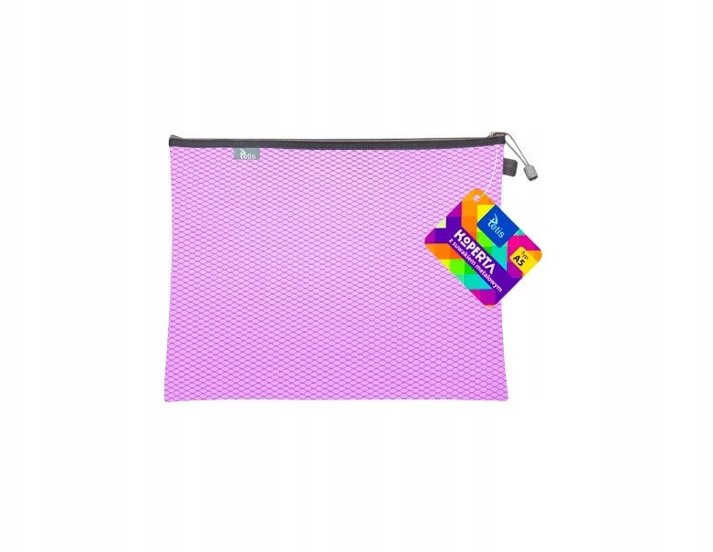 Koperta A5 z suwakiem metalowym fioletowa BT606-F tetis