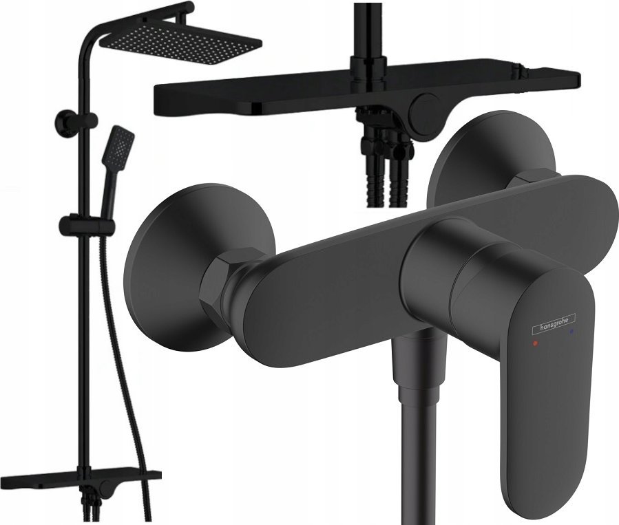Bateria prysznicowa Hansgrohe Shower faucet Hansgrohe Vernis Blend, 71640670, black matte